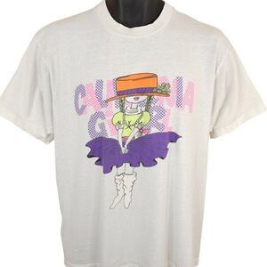 California Girl Fashion T Shirt Mens Size Large Vintage 80s 90s Made In USA